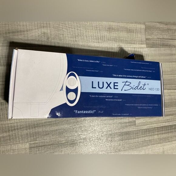 Luxe Bidet Neo 120 Self Cleaning Nozzle Fresh Water Non Electric Mechanical Bide - Picture 1 of 3